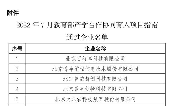 重磅！烟台富美特入围教育部产学合作协同育人项目2